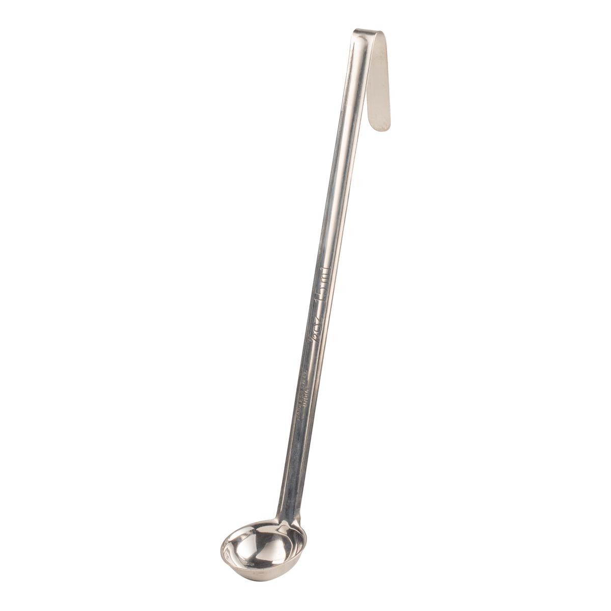 Browne Optima One-Piece Ladle, 0.5 oz, Stainless Steel - 5757005