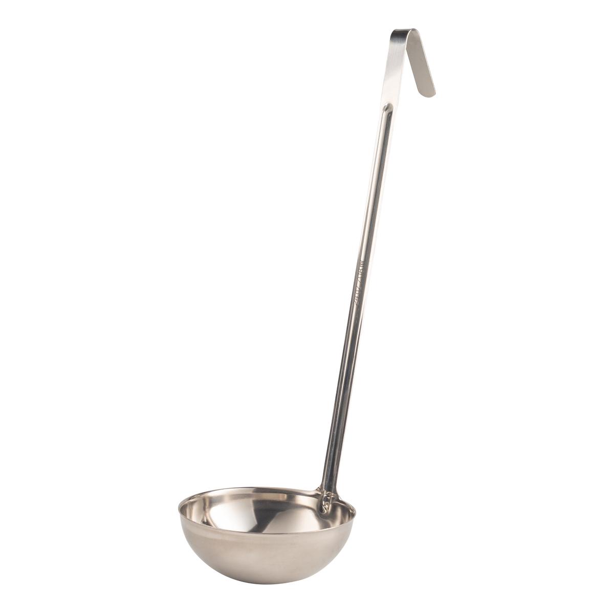 Browne Optima One-Piece Ladle, 24 oz, Stainless Steel - 575724