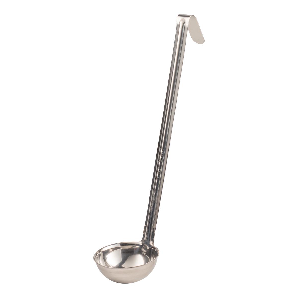 Browne Optima One-Piece Ladle, 3 oz, Stainless Steel - 575703