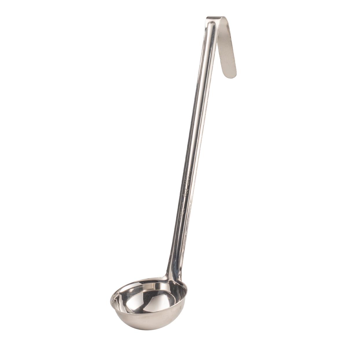 Browne Optima One-Piece Ladle, 4 oz, Stainless Steel - 575704