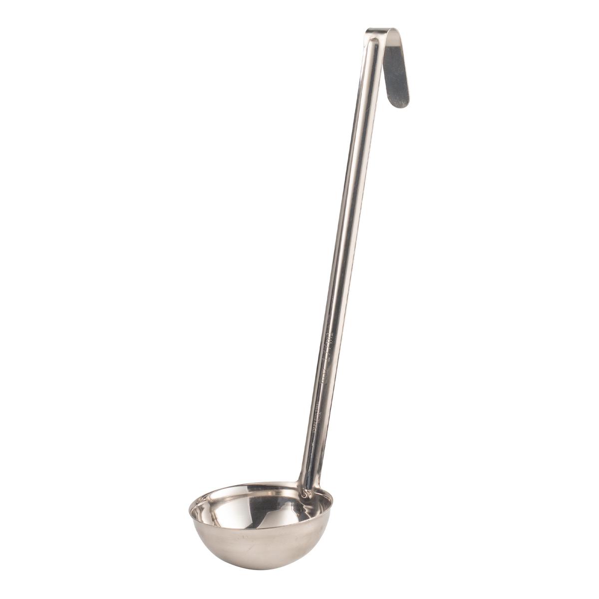 Browne Optima One-Piece Ladle, 6 oz, Stainless Steel - 575706