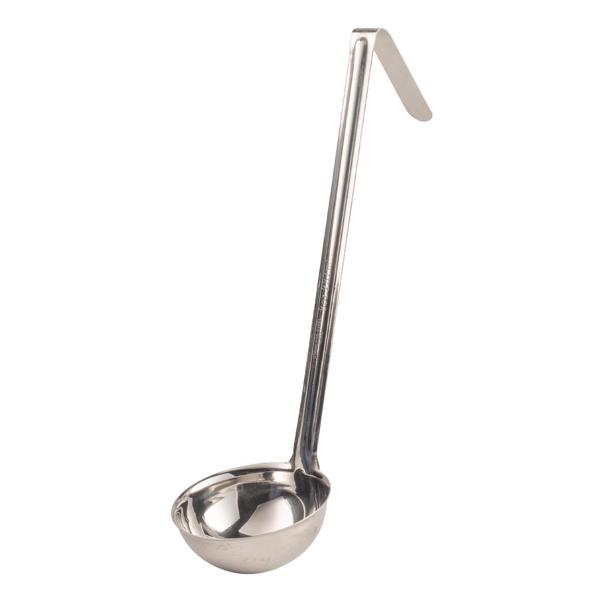 Browne Optima One-Piece Ladle, 8 oz, Stainless Steel - 575708