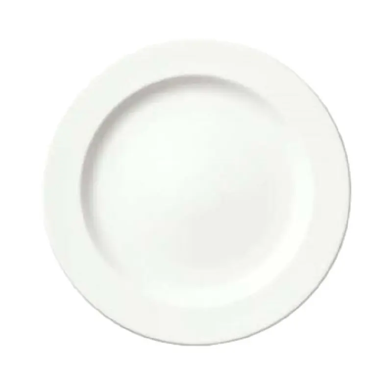 Libbey 905356832 6-1/4 Inch Round Plate Medium Rim Porcelain White