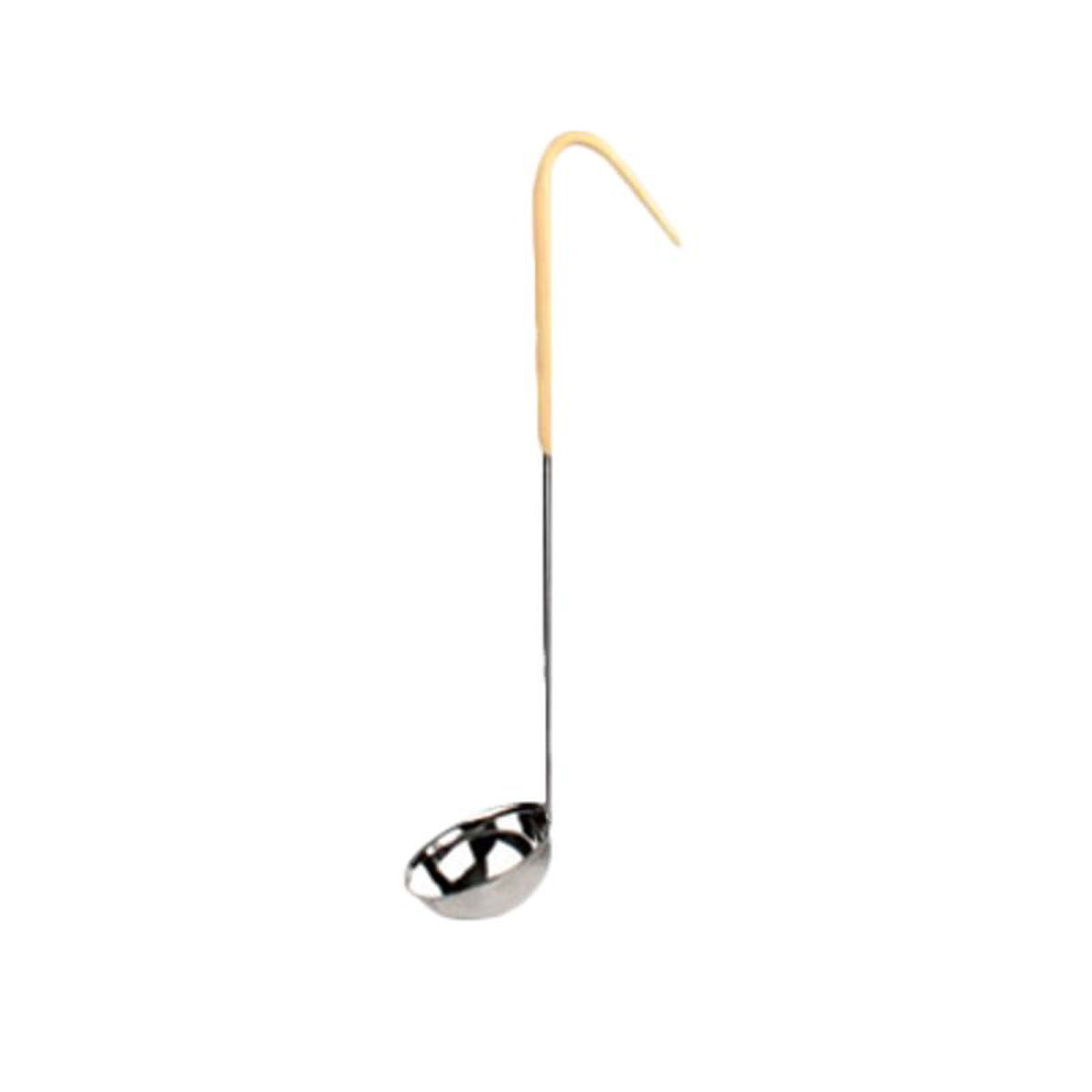 SLOL204 Thunder Group 3 Oz Stainless Steel Ladle With Ivory Handle