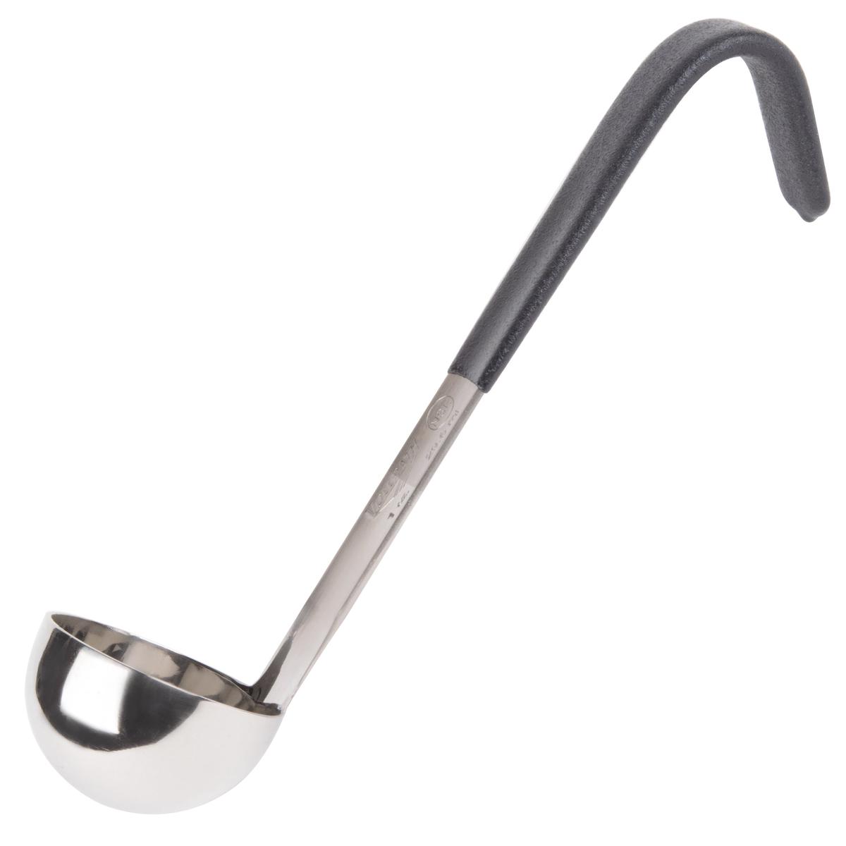 Vollrath Heavy-Duty One-Piece Short Handle Kool Touch Ladle, 1 oz, Black, FINAL SALE - 4970120