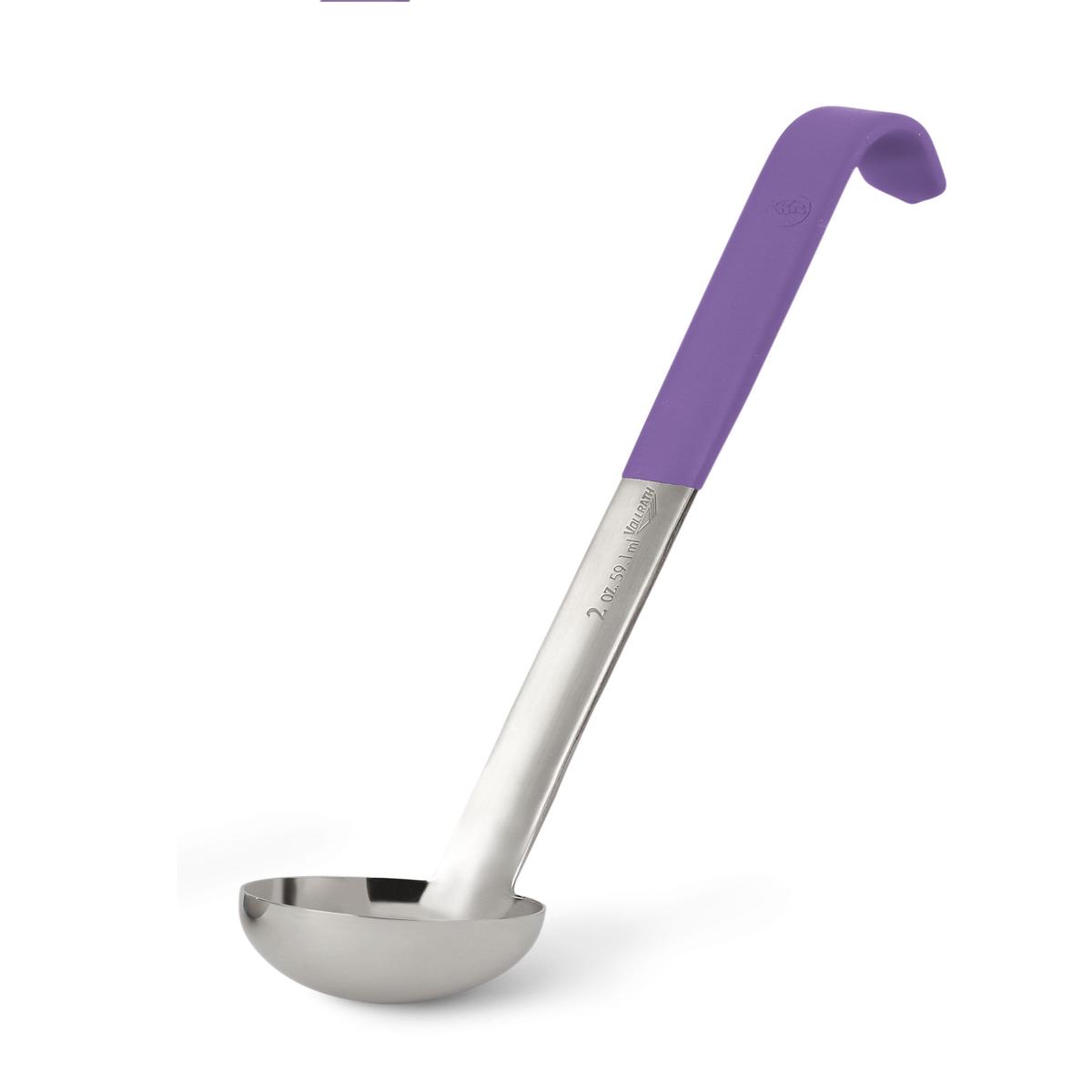 Vollrath Kool Touch Color-Coded One-Piece Ladle, 2 oz, Purple, FINAL SALE - 4980280