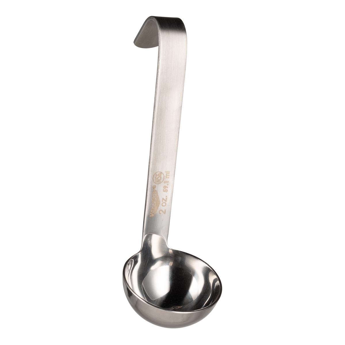 Vollrath One-Piece Heavy-Duty Ladle w/Short Handle, 2 oz, Stainless Steel - 4970210