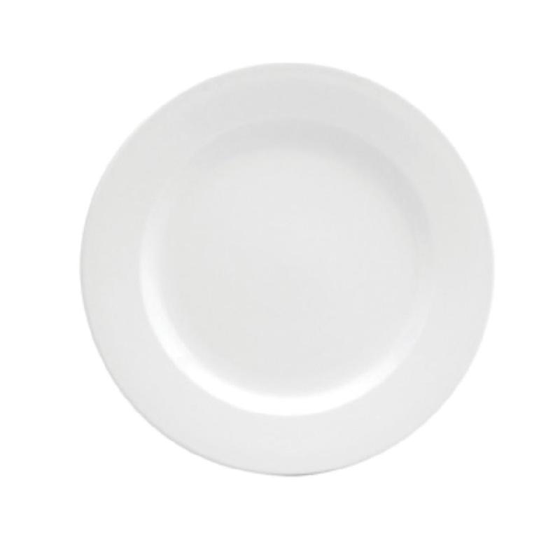 1880 Hospitality F9010000144 9-5/8 Inch Diameter Plate Round Porcelain Cream White