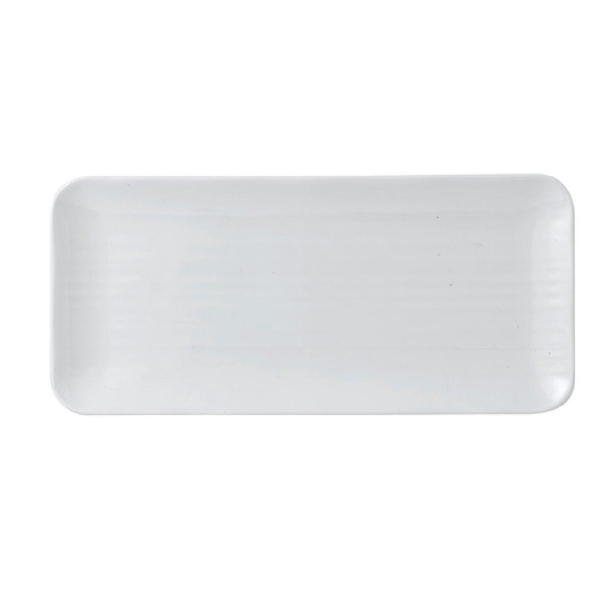 Arc Cardinal FN885 13.75 Inch Rectangle Tray Vitrified Ceramic White