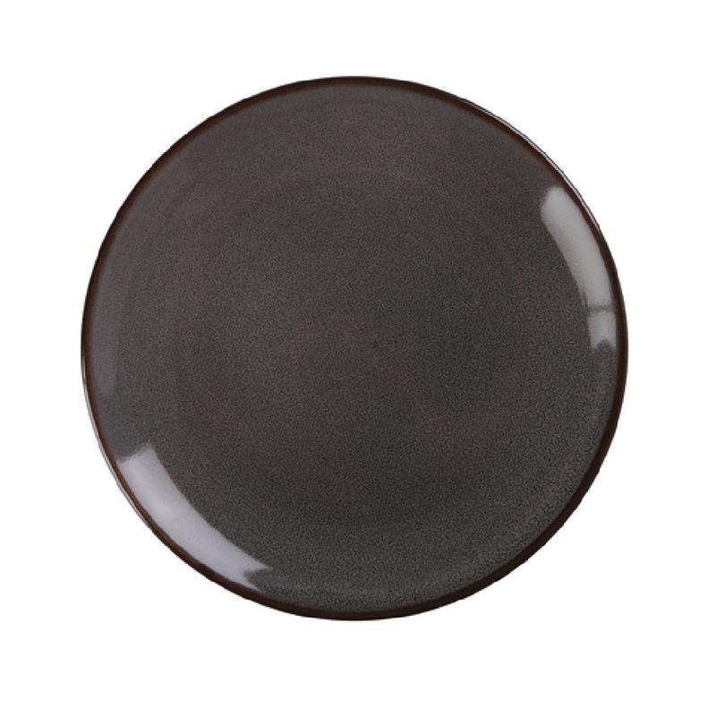 Yanco PK-110 10-1/2 Inch Round Coupe Plate Rolled Edge Porcelain