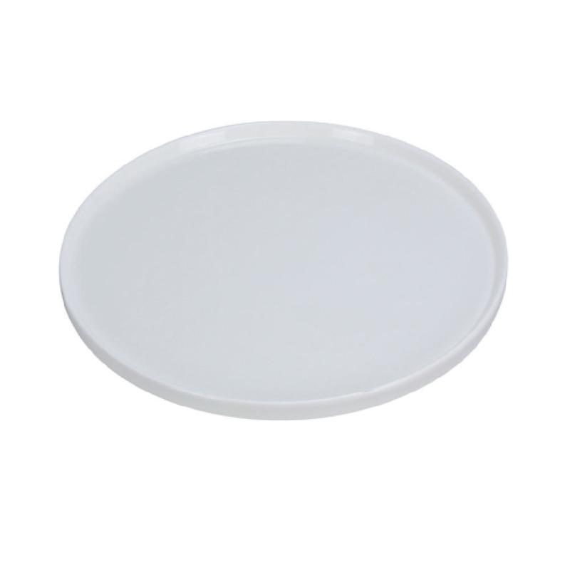 Yanco PP-114 14 Inch Diameter Coupe Plate Porcelain White Dishwasher Safe