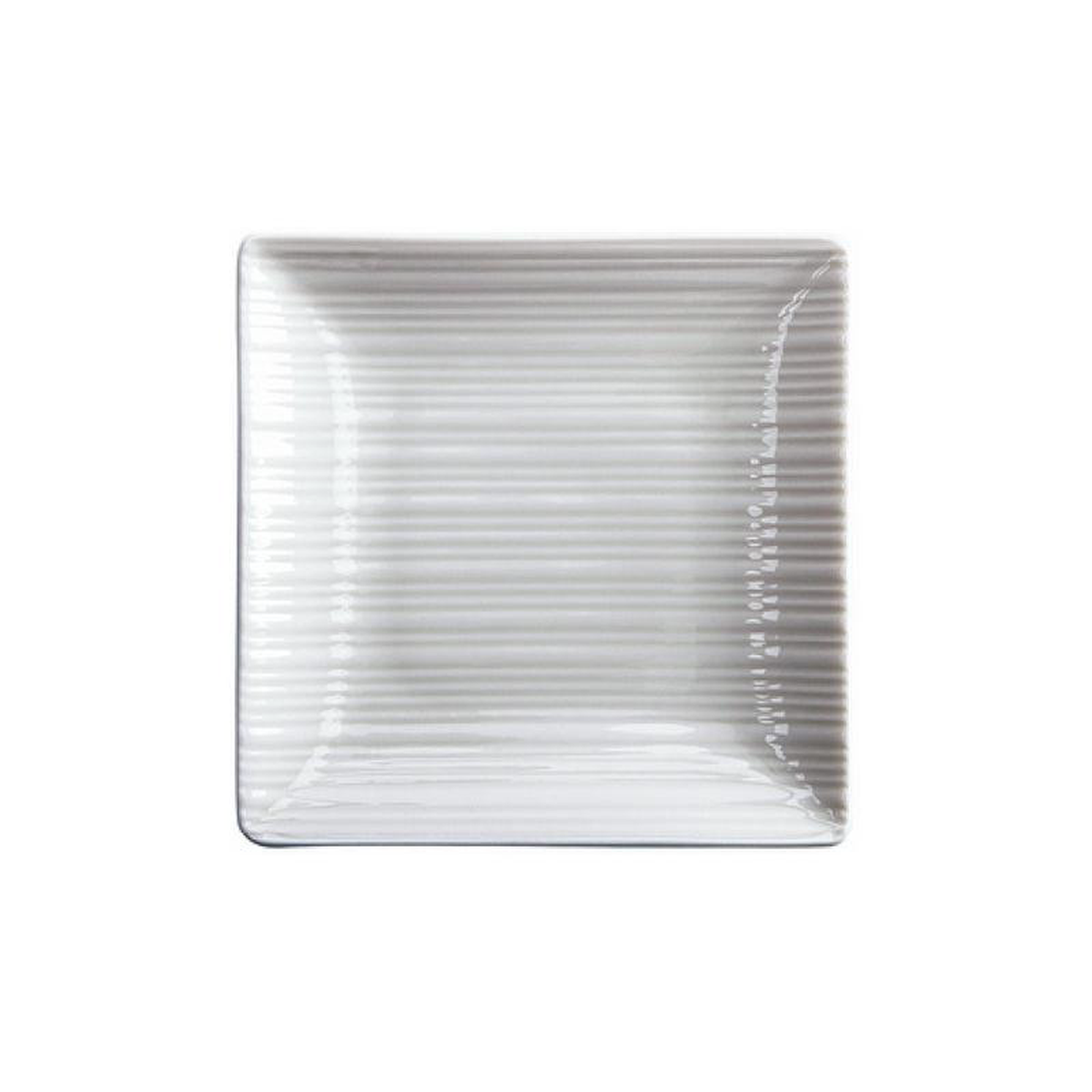 1880 Hospitality L6600000133S 8-14 Inch Square Plate Embossed Porcelain Warm White