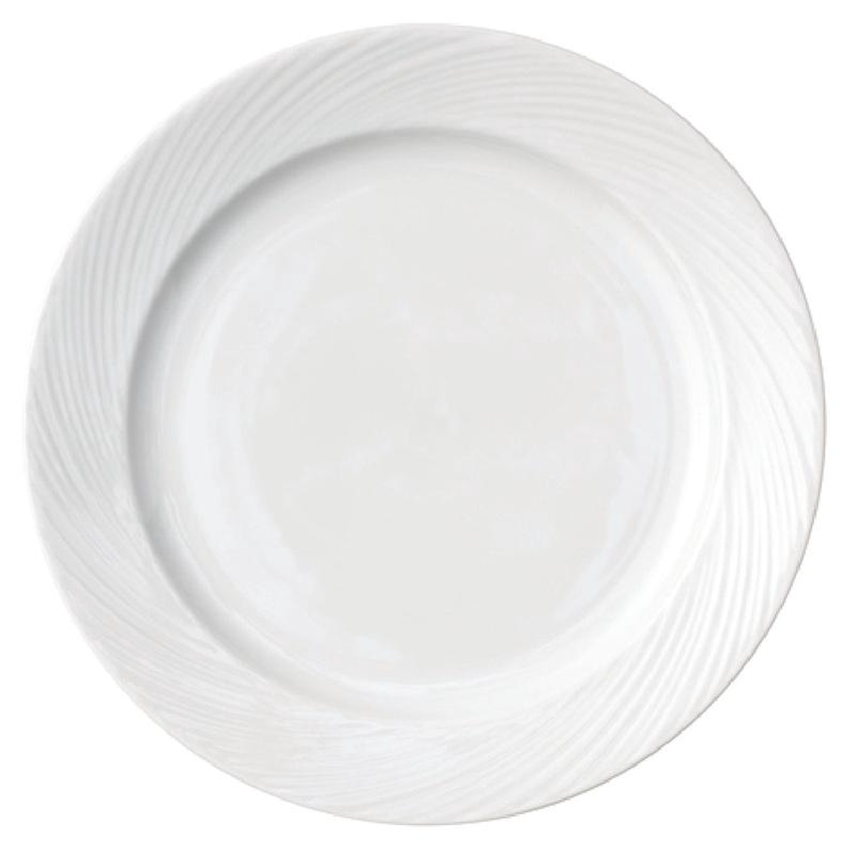 Arc Cardinal FK769 625 Inch Rim Plate with Embossed Rim High Alumina Porcelain