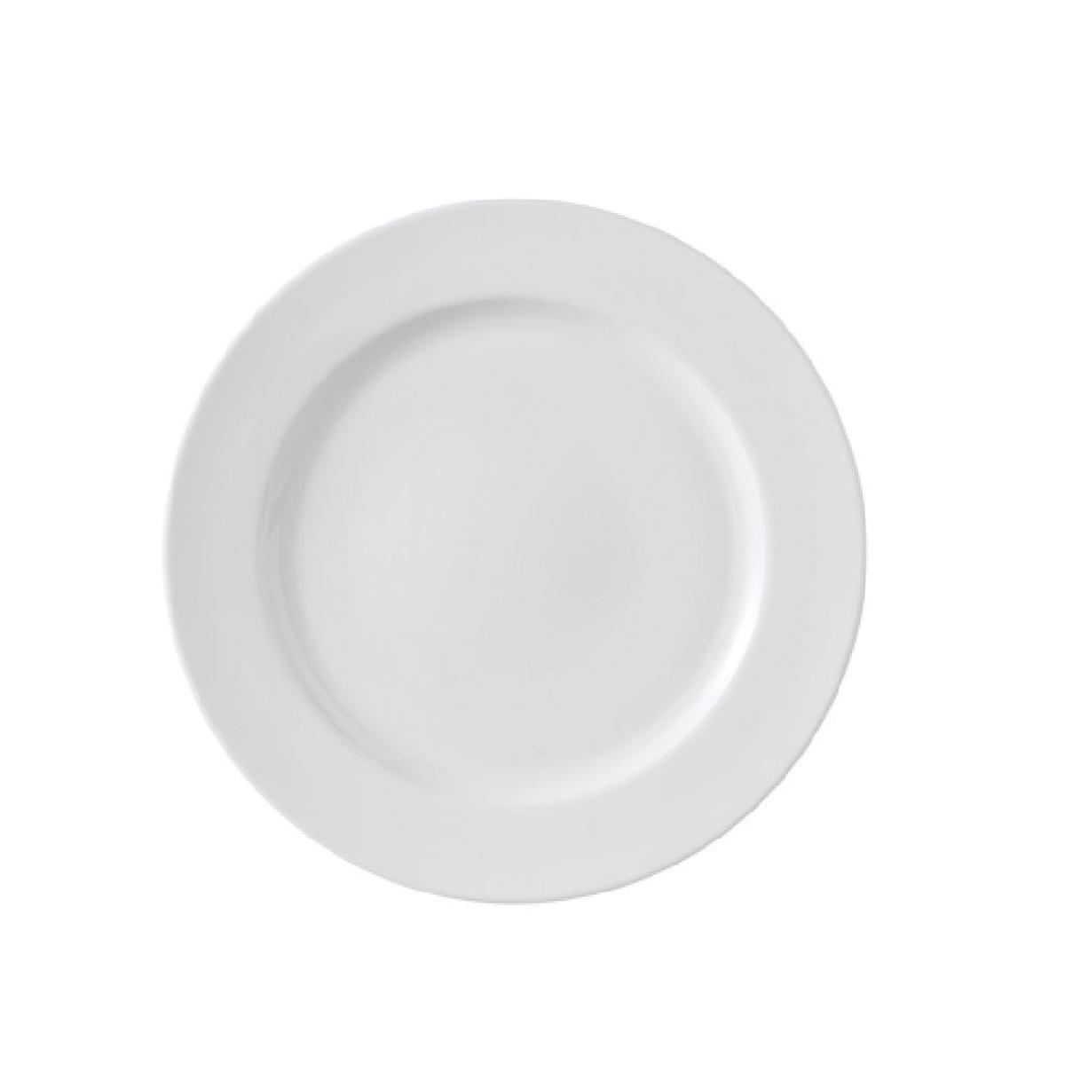 Yanco VS-110 10 1/2 Inch Diameter White Plate China Dishwasher Safe