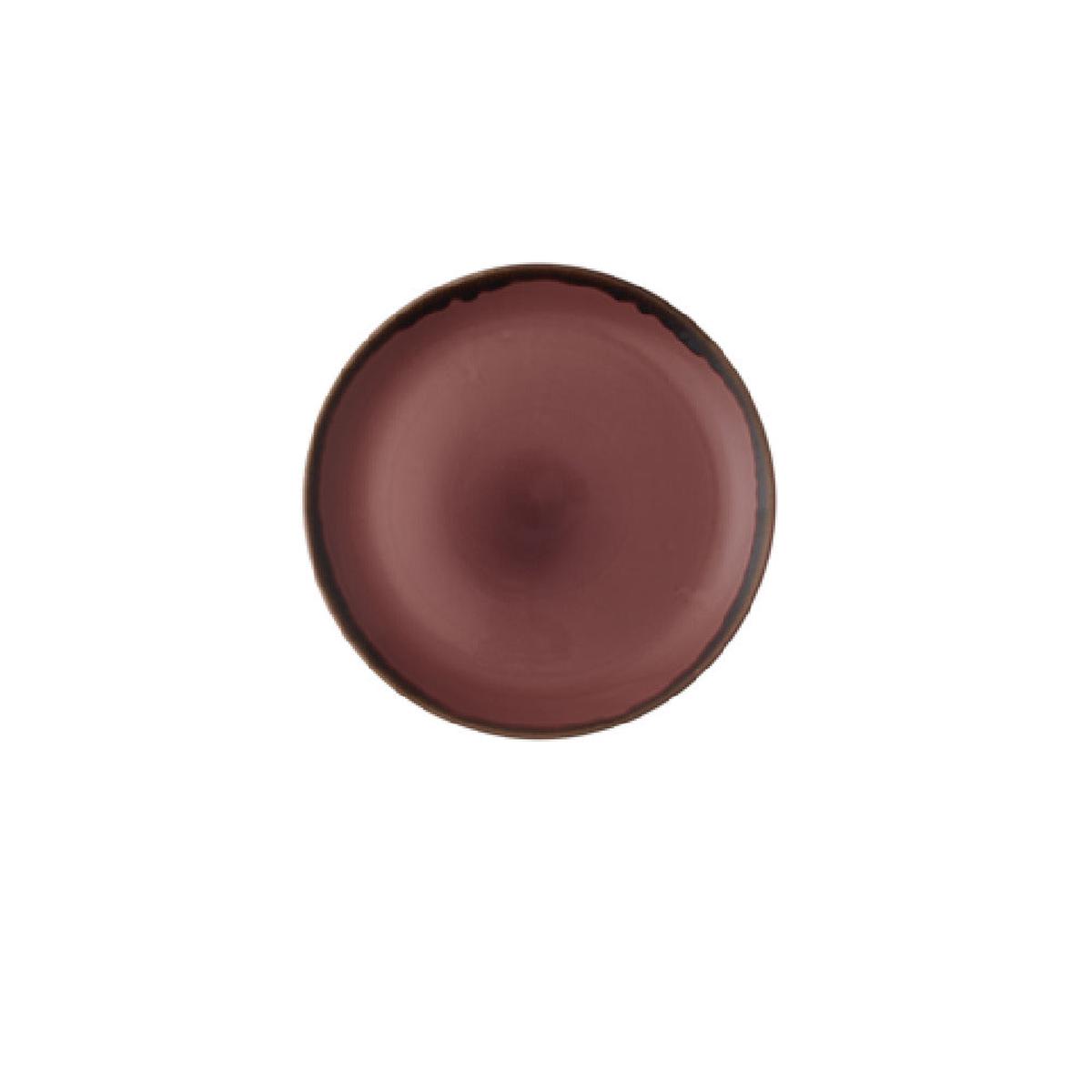 Arc Cardinal FP085 11 Inch Coupe Plate Vitrified Ceramic Harvest Plum
