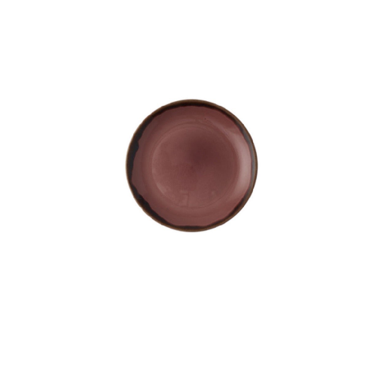 Arc Cardinal FP088 6.5 Inch Coupe Plate Vitrified Ceramic Harvest Plum