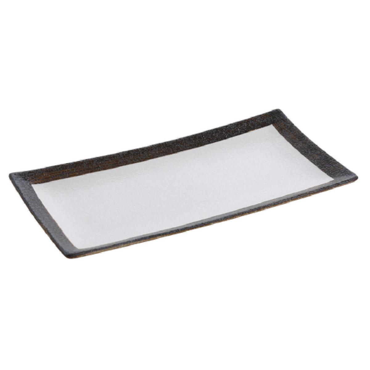 Yanco RO-2112 11-1/2 Inch Rectangular Rockeye Plate Porcelain Dishwasher Safe