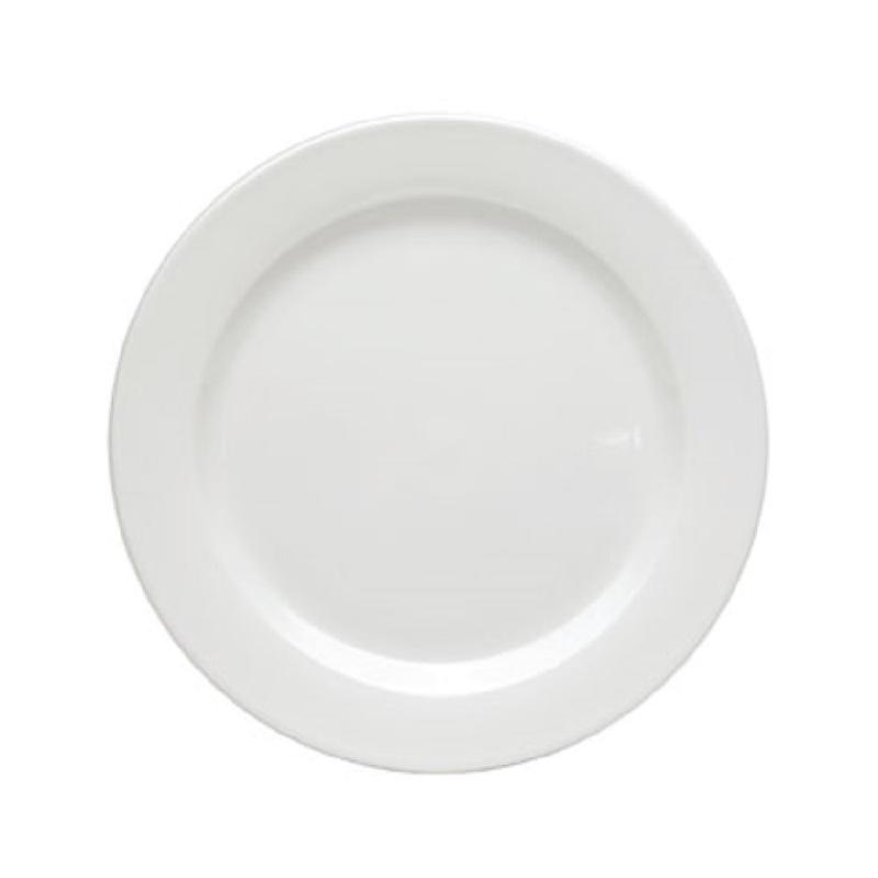 1880 Hospitality F1400000163 11-3/4 Inch Diameter Round Plate Bone White Vitrified Porcelain