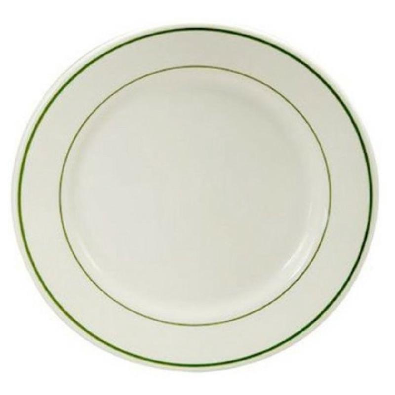 1880 Hospitality F1500001156 11-1/8 Inch Plate Round Reinforced Edges Cream White