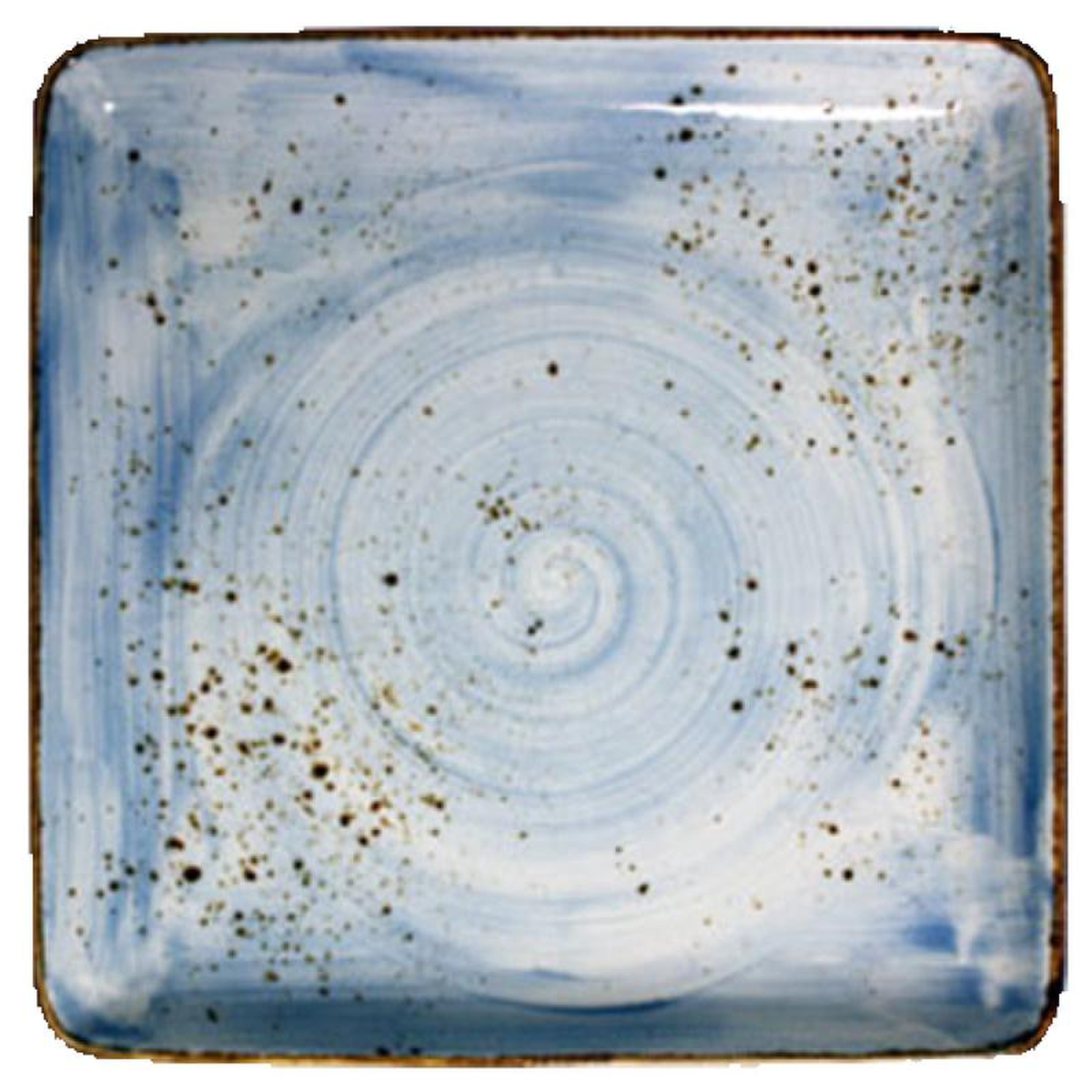 Vertex China LTS-Q16 10-12 Inch Square Plate Hand Painted Terra Sky