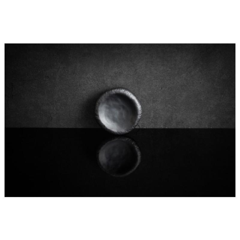 1880 Hospitality L1160000117C 6-1/2 Inch Round Plate Coupe Stoneware Black
