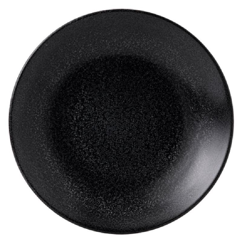 Arc Cardinal EB281 11 Inch Coupe Plate Vitrified Ceramic Black - 12 Packs