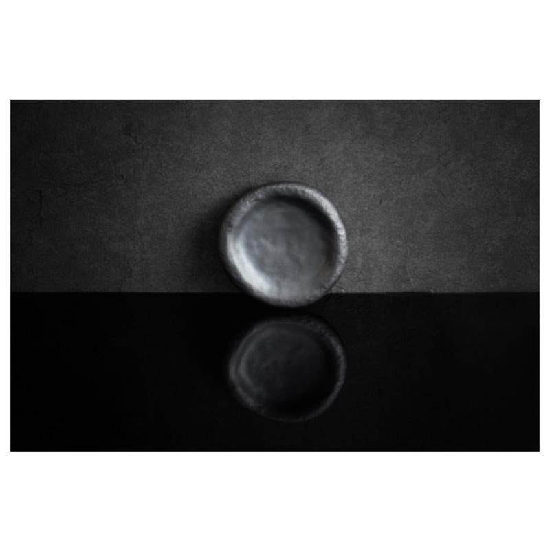 1880 Hospitality L1160000127C 7-1/2 Inch Dia Round Coupe Plate Black Ceramic