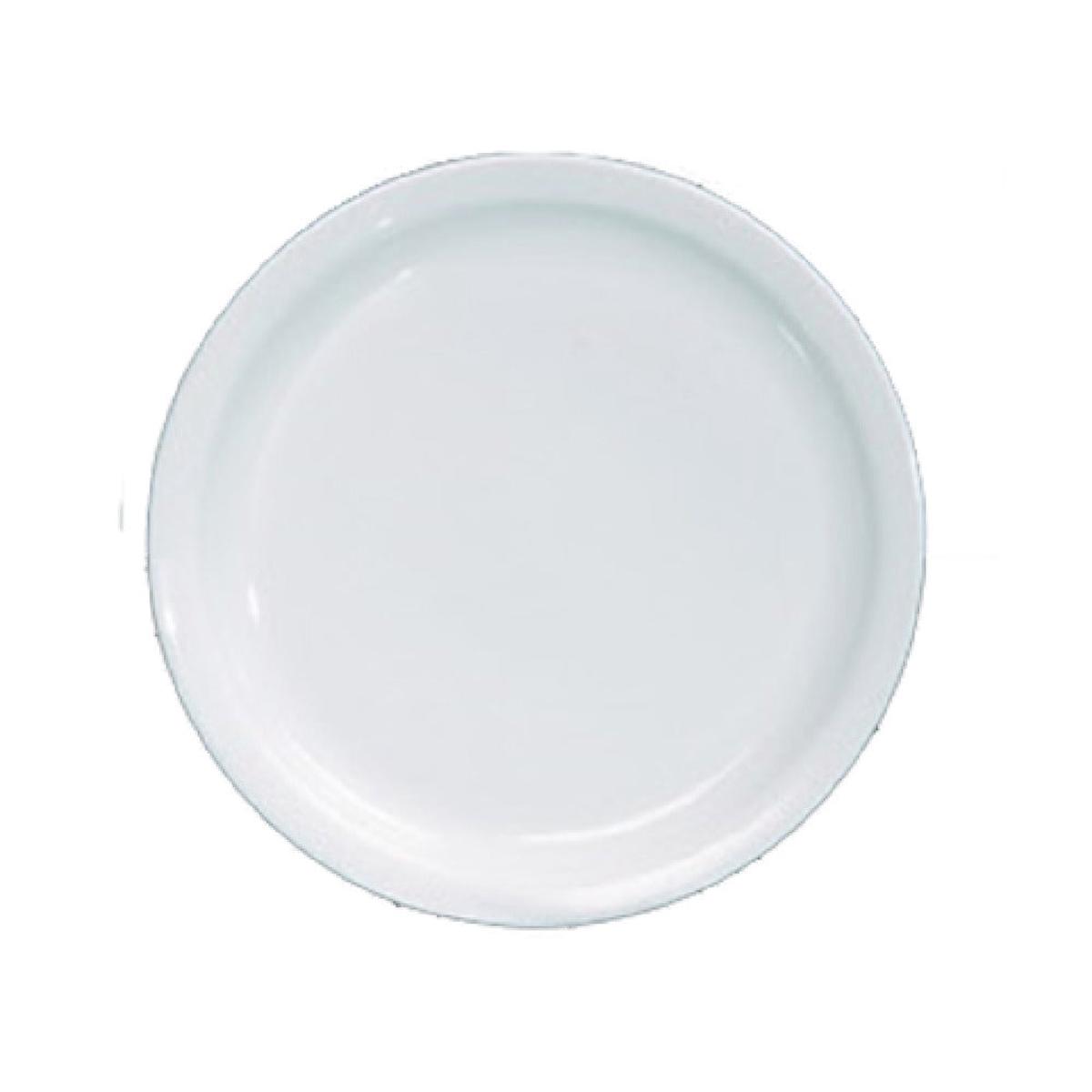Yanco MA-8 9 Inch Diameter Round Mayor Plate Dishwasher Safe Porcelain