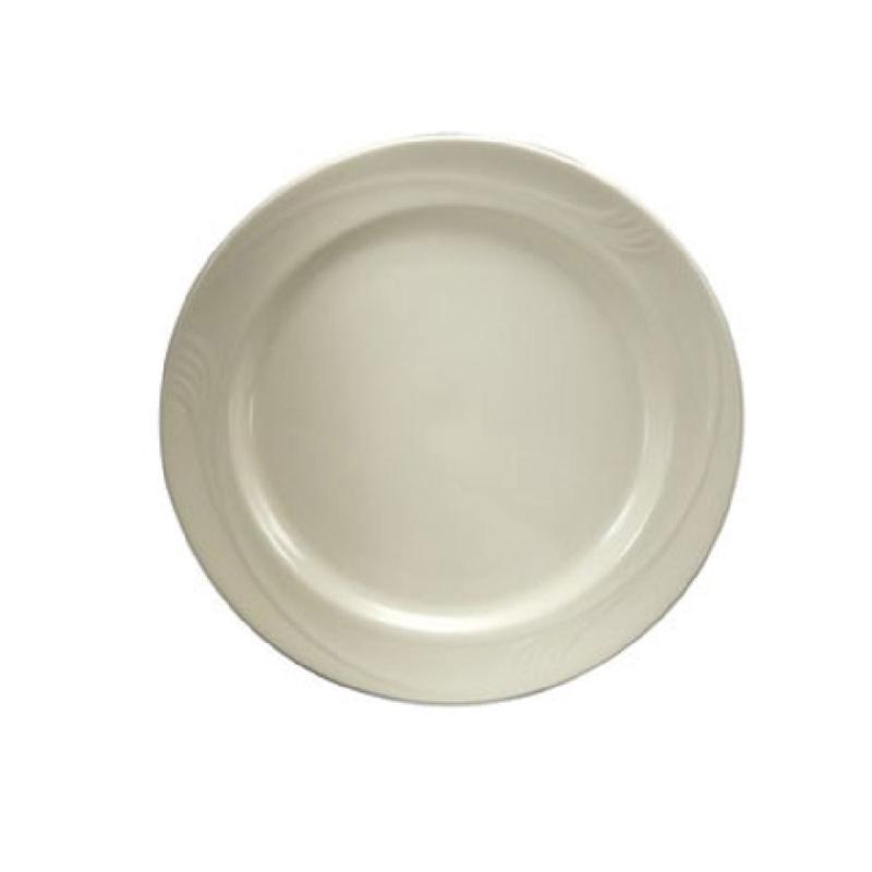1880 Hospitality F1040000134 8-3/8 Inch Diameter Round Deep Plate China Cream White