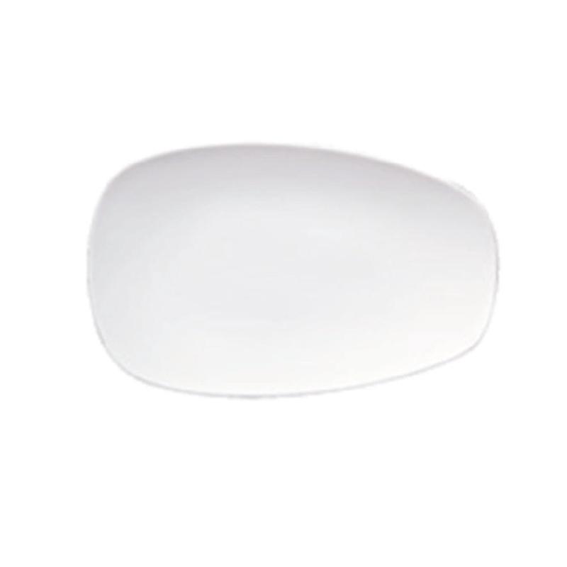 1880 Hospitality L5750000921 5-7/8 Inch Free Form Side Dish Porcelain White