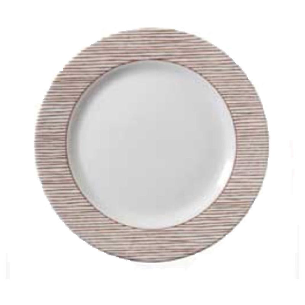 Vertex China RB-6-LTC 6-12 Inch Diameter Round Plate Super White China