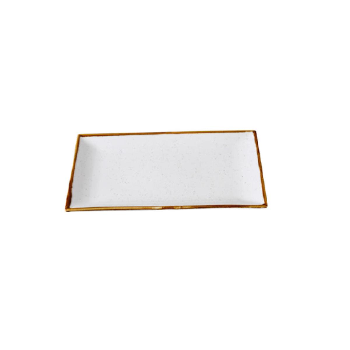 Yanco GL-208 8 1/2 Inch Rectangular Plate White Chinaware Dishwasher Safe 36 Packs
