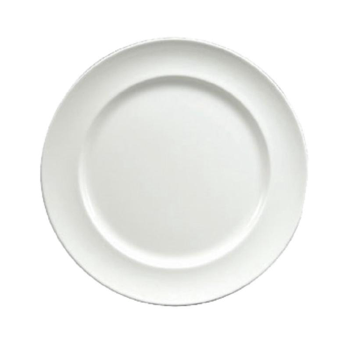 1880 Hospitality W6030000118 6-58 Inch Round Plate Wide Rim Porcelain White