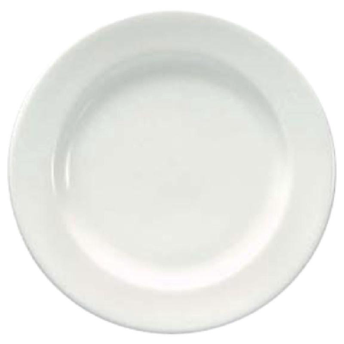 1880 Hospitality W6000000117 6-14 Inch Diameter Round Plate Bone China Mid Rim