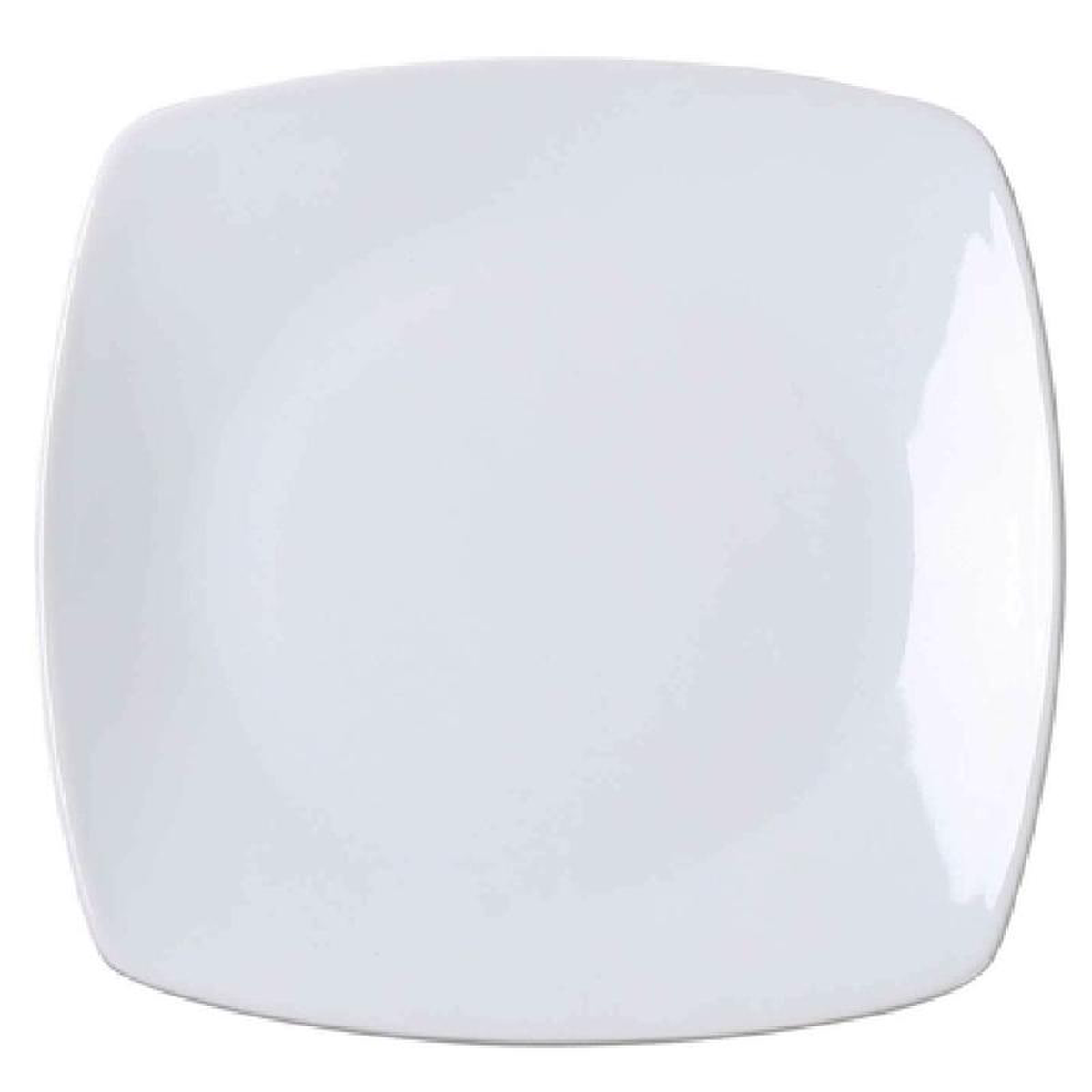 Yanco ML-2109 9 Inch Square Plate Porcelain Rounded Corners 8211 Case 24 Packs