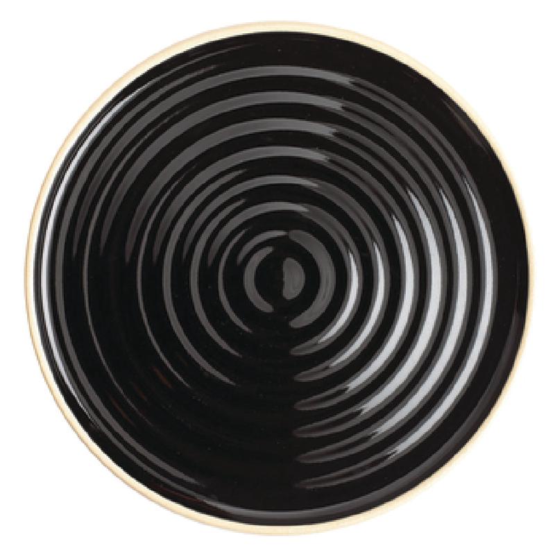 Arc Cardinal FK844 8.5 Inch Geode Black Plate Stoneware 12 Packs