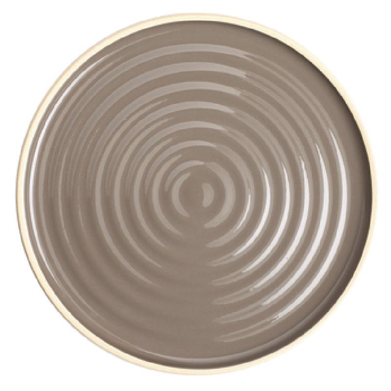 Arc Cardinal FK943 10.75 Inch Geode Grey Plate Stoneware - Chef and Sommelier