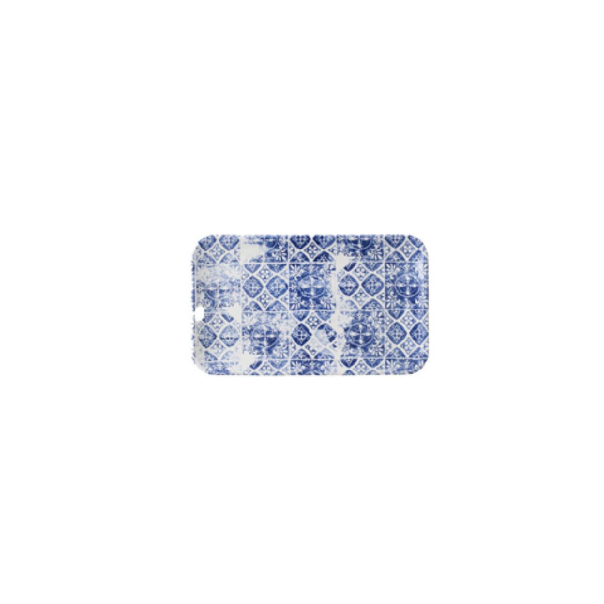 Arc Cardinal FP177 10.625 Inch Vitrified Ceramic Rectangle Tray Porto Blue