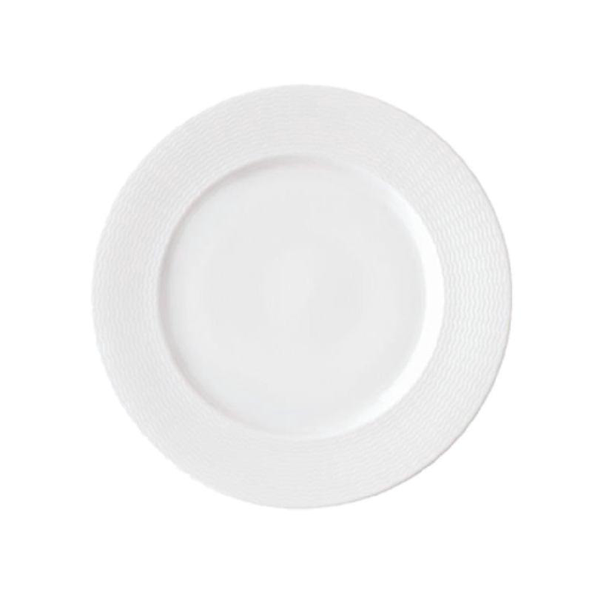 1880 Hospitality L5600000119 6-12 Inch Diameter Round Plate Porcelain with Glazed Finish