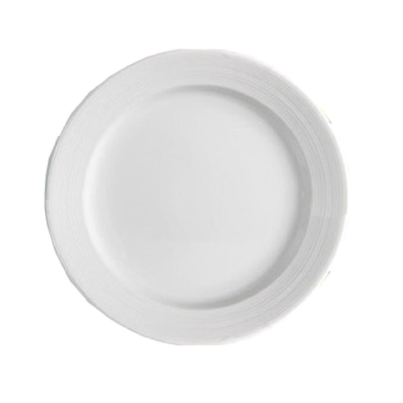 Yanco PA-110 10-1/2 Inch Round Dishwasher Oven Microwave Safe Porcelain Plate