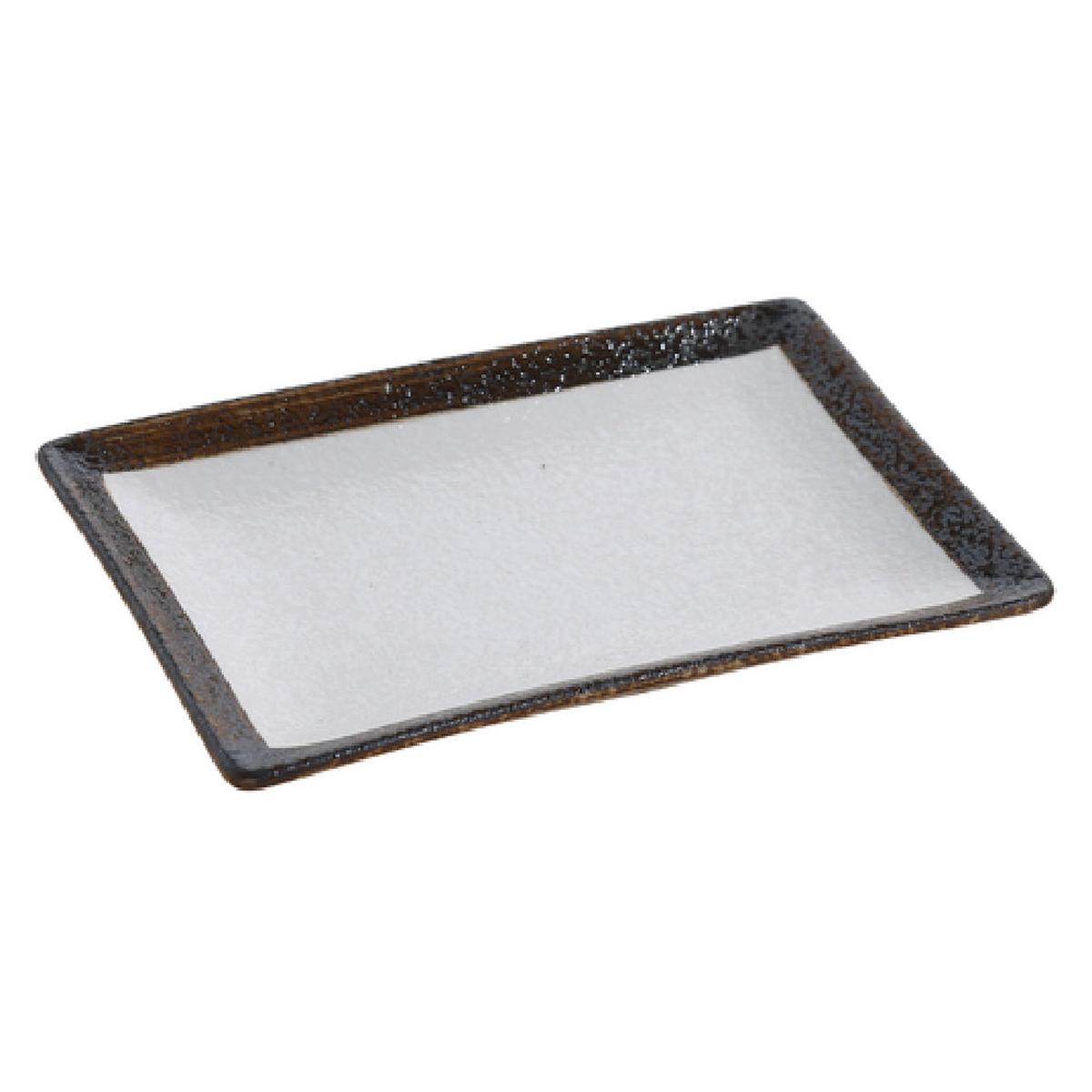 Yanco RO-210 10 Inch Rectangular Plate Glazed Porcelain Dishwasher Oven Microwave Safe