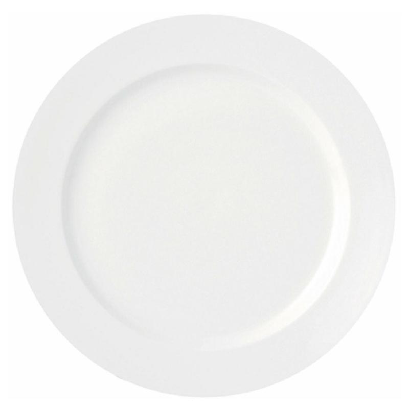 1880 Hospitality L5800000133 8-1/4 Inch Diameter Round Plate Porcelain Glazed Warm White