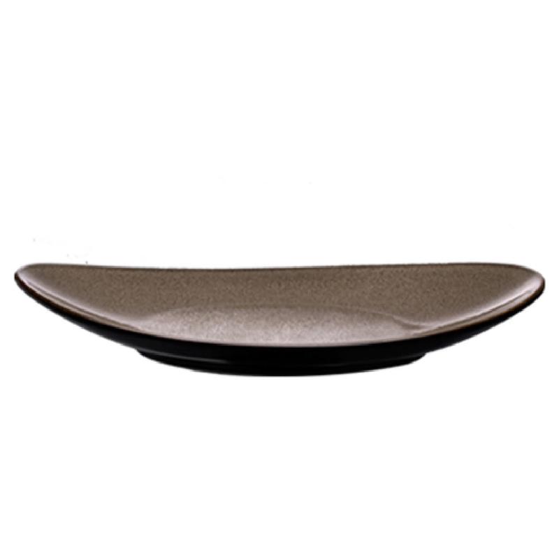 1880 Hospitality L6753059342 9 Inch Oval Plate Coupe Two-tone Glaze Porcelain