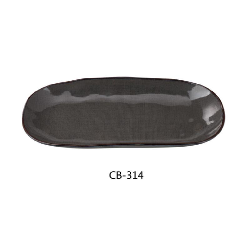 Yanco CB-314 8 Inch China Cowboy Serving Plate Microwave and Dishwasher Safe