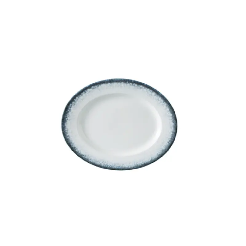 Yanco MR-210 10 Inch Oval Plate Dishwasher and Microwave Safe China