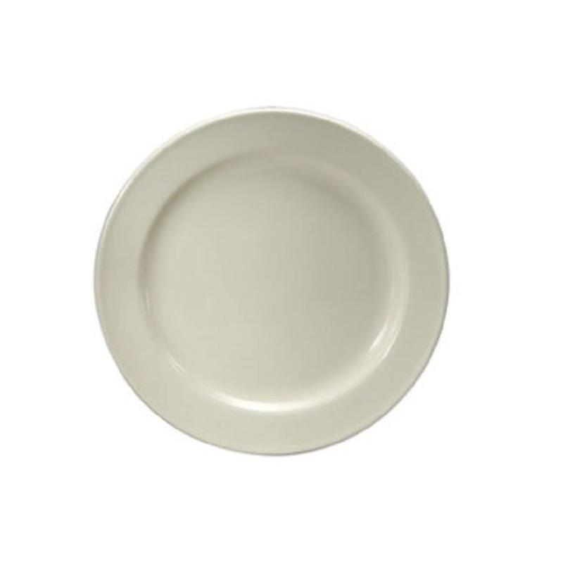 1880 Hospitality F1010000157 11-1/4 Inch Diameter Round Plate Cream White China