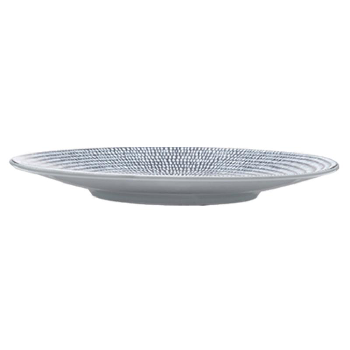 1880 Hospitality L6350000165C 12-14 Inch Diameter Coupe Plate Porcelain Glazed Urban Storm