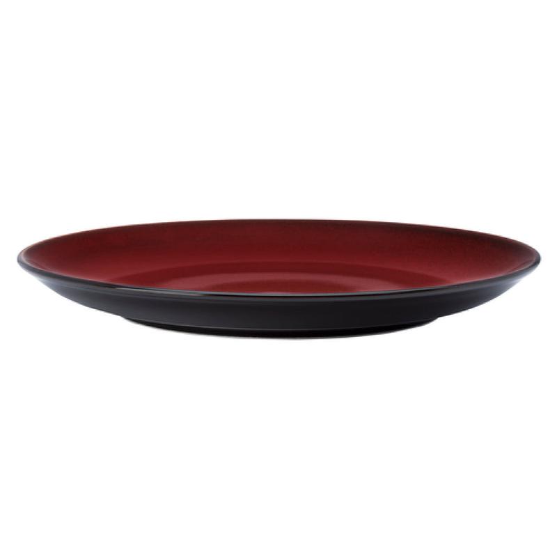 1880 Hospitality L6753074133 8-1/2 Inch Round Plate Coupe Two-tone Porcelain