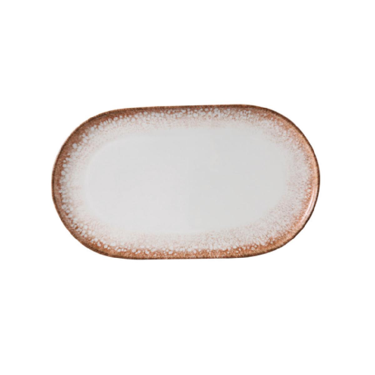 Yanco PR-214 13 5/8 Inch Oval Coupe Plate Dishwashing and Microwave Safe Chinaware Pack of 12
