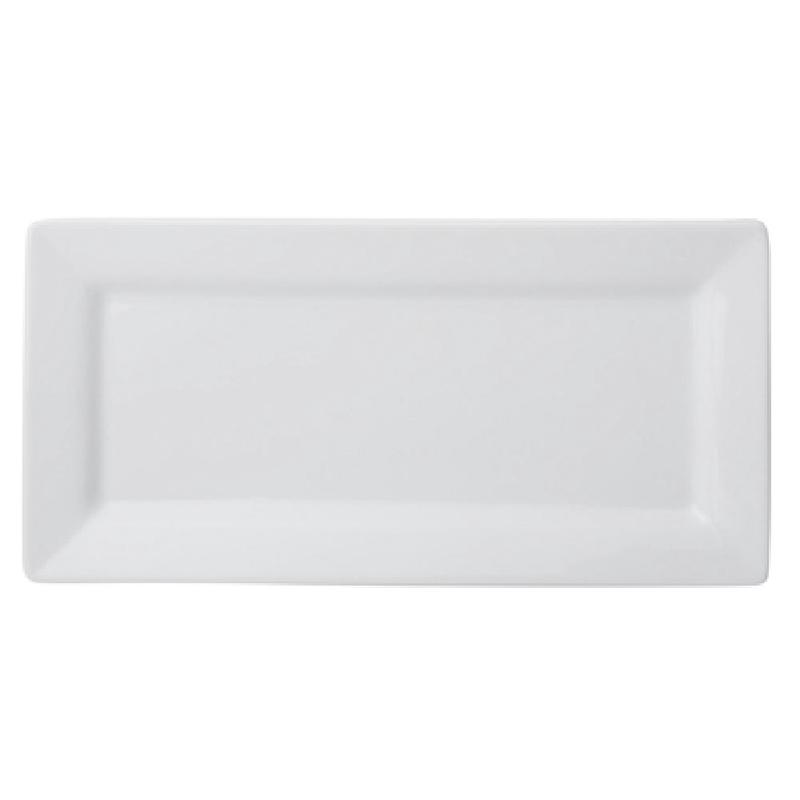 Arc Cardinal FJ830 12-1/4 Inch Flatbread Plate Rectangular Porcelain White